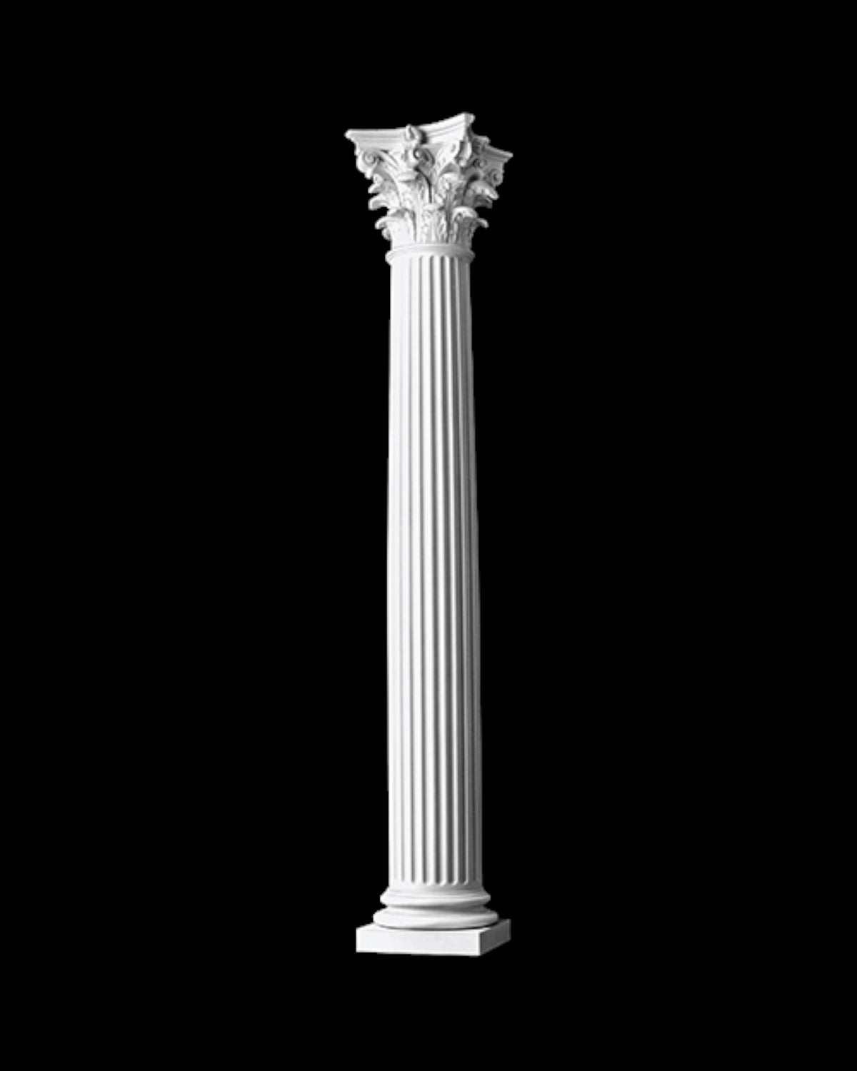 Polystone Column Fluted Roman Columns | PolyStone® Composite Corinthian Columns ...