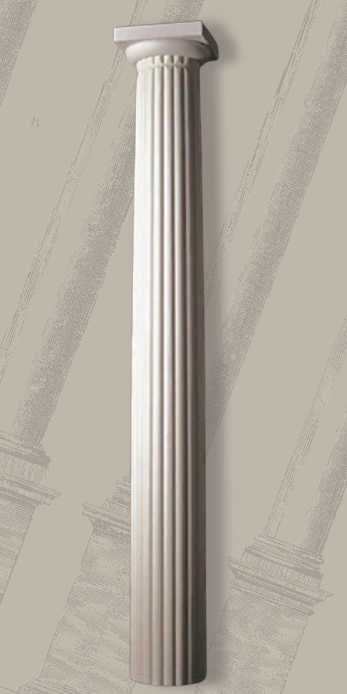 Round Reeded Column Base Reeded Wood Column Fluting, Tuscan Wood Columns – Chadsworth Incorporated