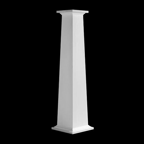 Tepered Column Craftsman Style Porch Columns, Square, Tapered Columns | Chadsworth Co ...