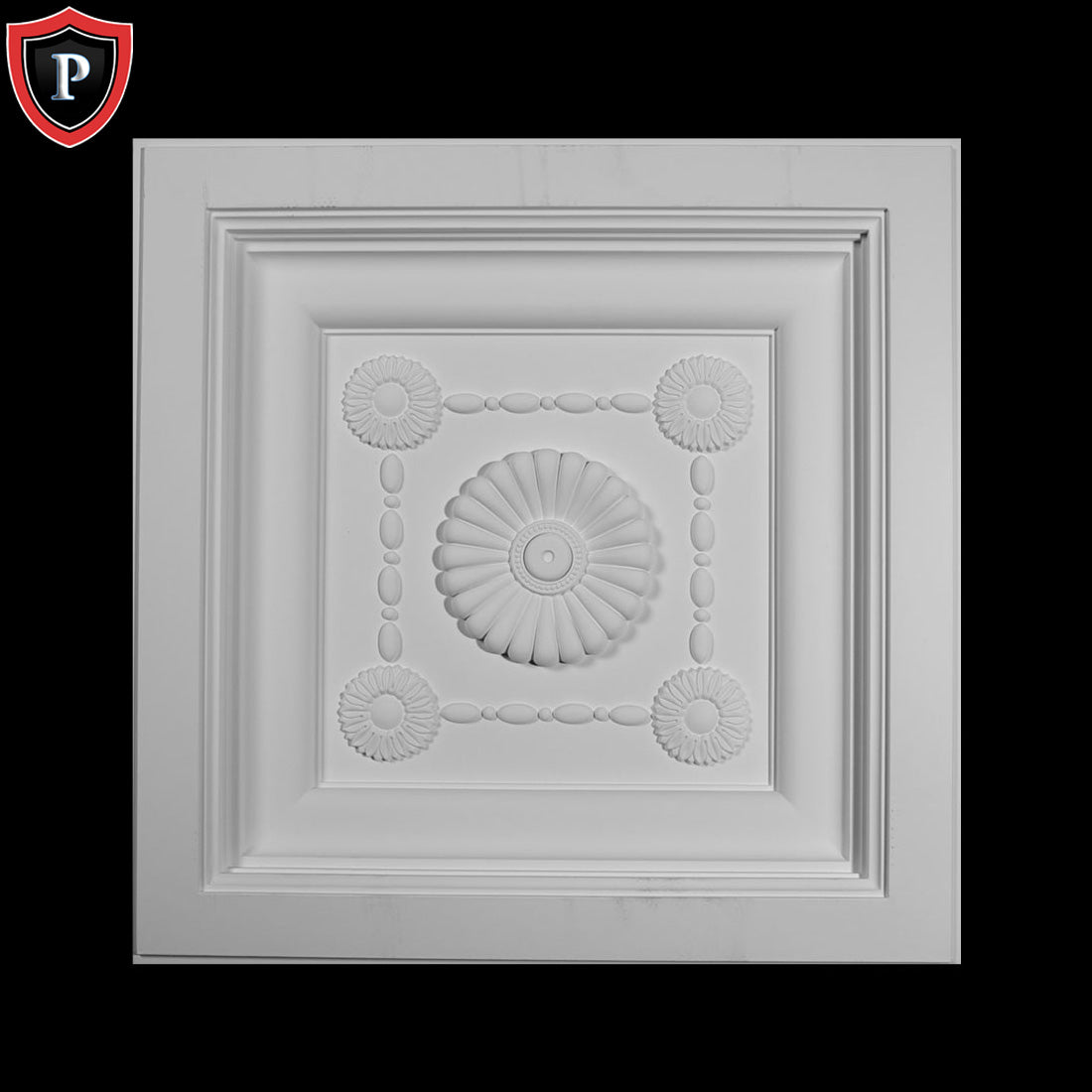 Logan Ceiling Tile / [Polyurethane Material] / Design #CT-24-LOG-PY-24 ...